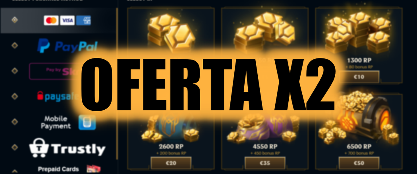 El doble de RP por tiempo limitado