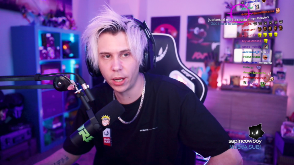 Rubius - 31.800 espectadores de media en Twitch