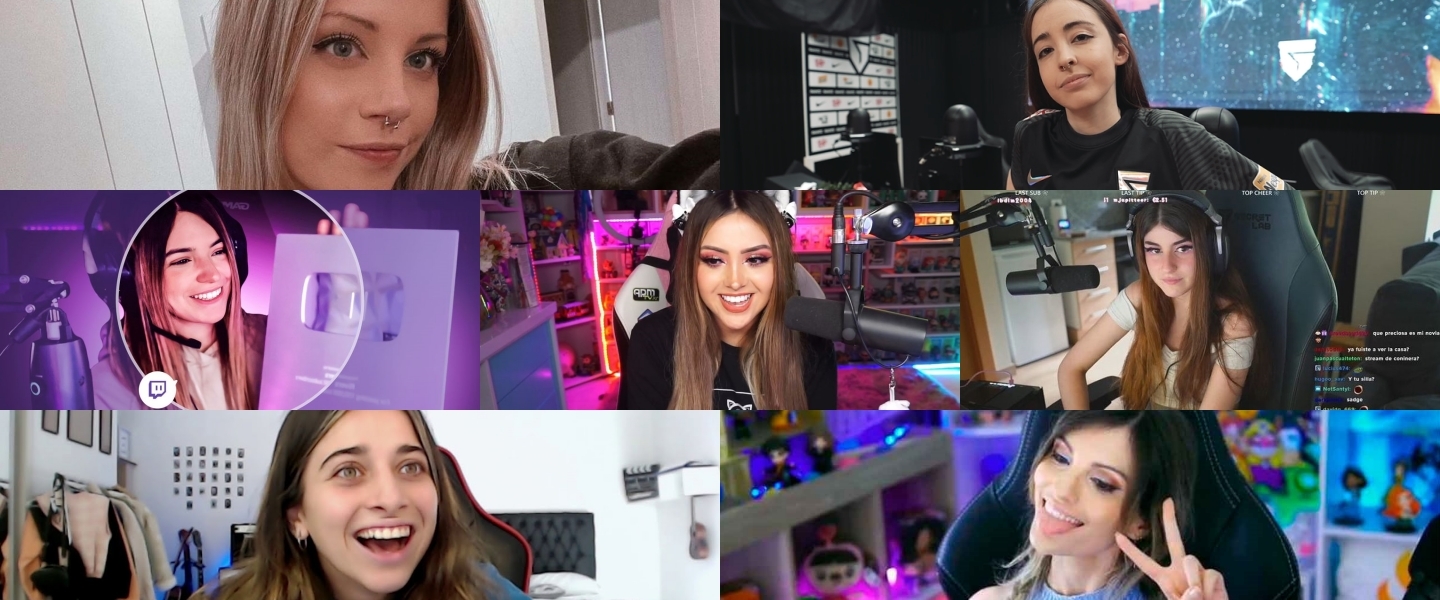 Streamers más vistas