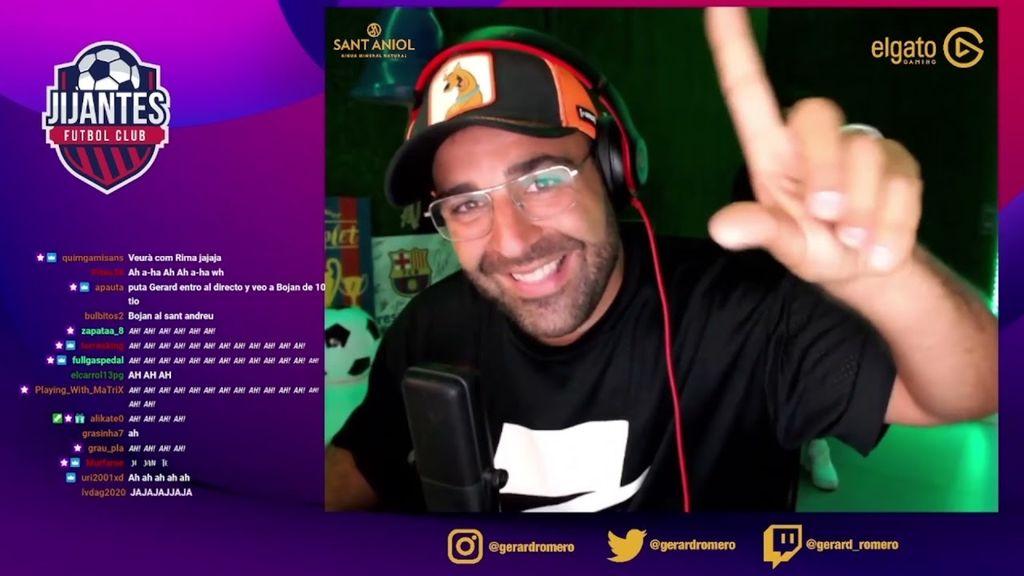 Gerard Romero - Medias de 12.000 espectadores y picos de 15.000 emitiendo en su canal actualidad del Barça