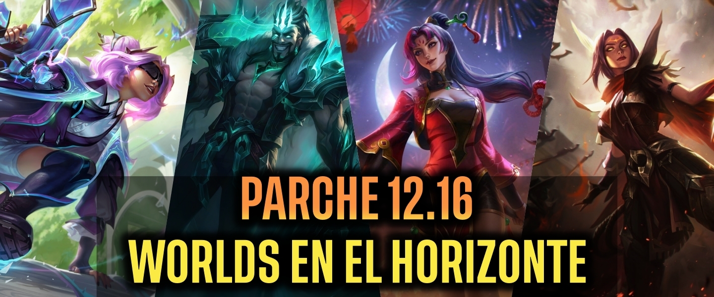 Algunos campeones tocados en el parche 12.16