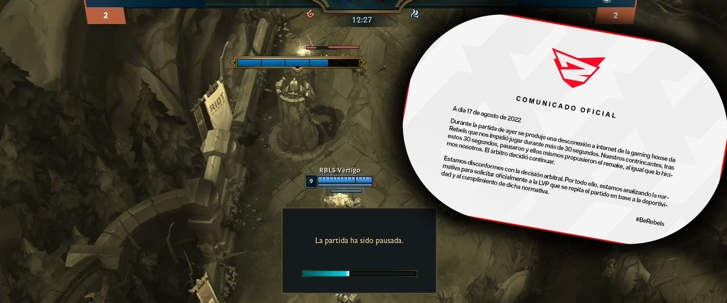 La famosa pausa y el comunicado de Rebels en la mañana del 17 de agosto