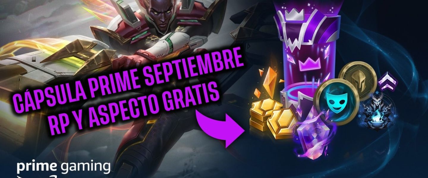 Recompensas gratuitas LoL con Prime Gaming