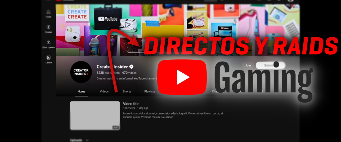YouTube tendrá mejoras en el aspecto de directos