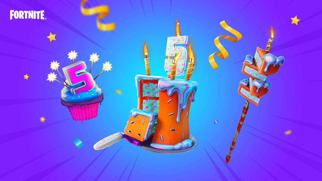 Celebra el quinto aniversario de Fortnite