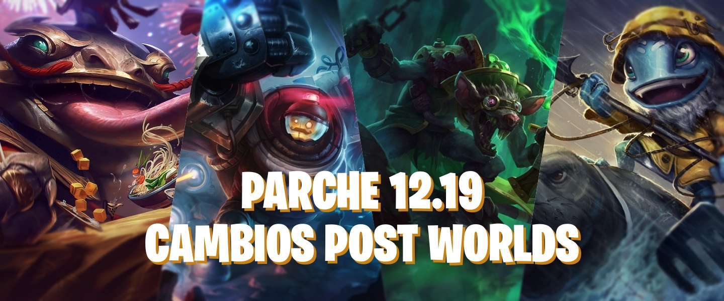 Algunos de los campeones cambiados en el 12.19