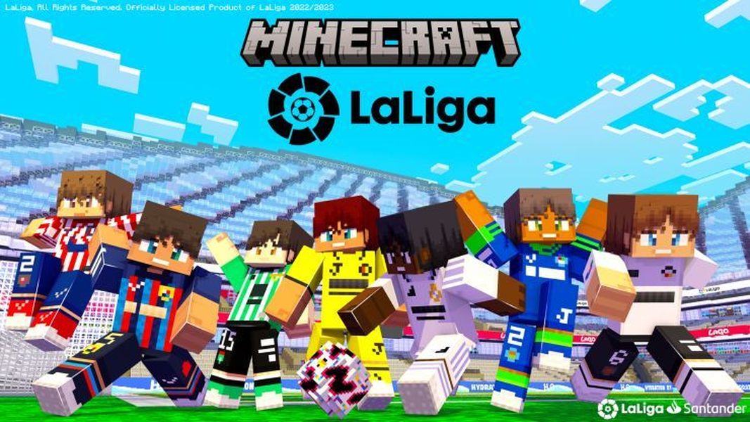 LaLiga y Minecraft llegan a un acuerdo histórico