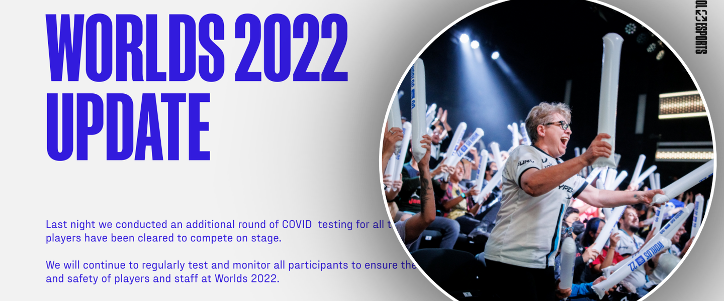 Worlds 2022 tendrá a los jugadores en stage en su totalidad