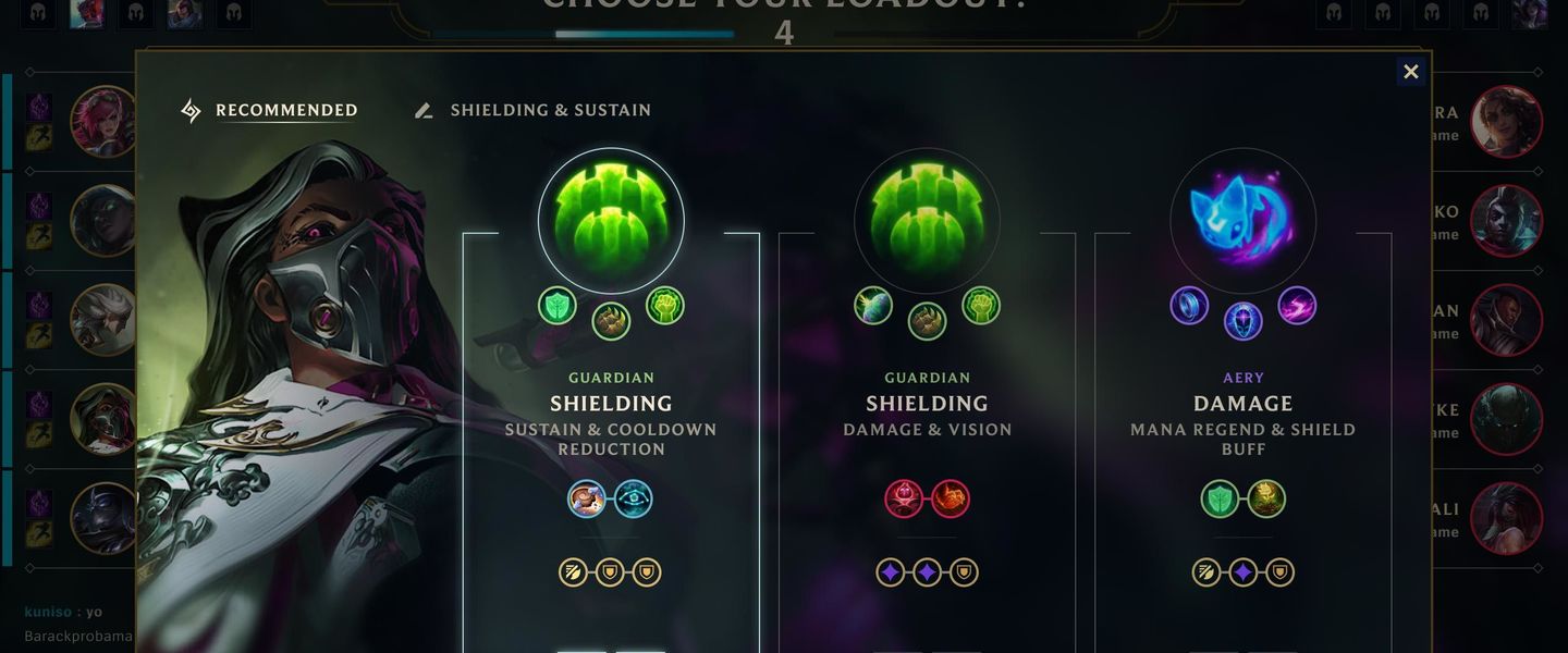 Futuros cambios en selección de campeón del LoL
