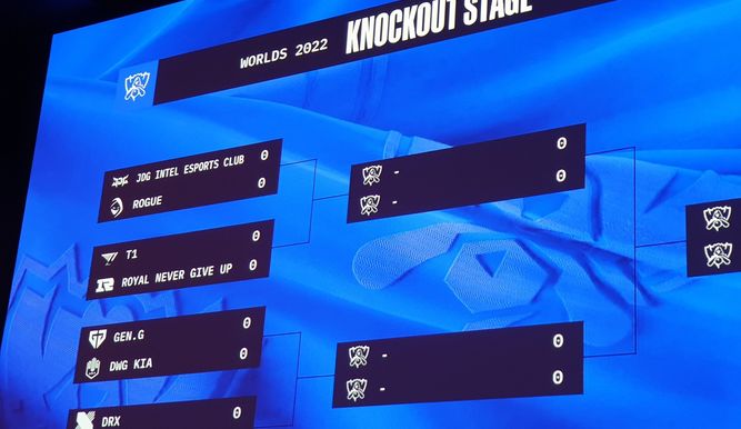 Imagen del sorteo de Worlds 2022