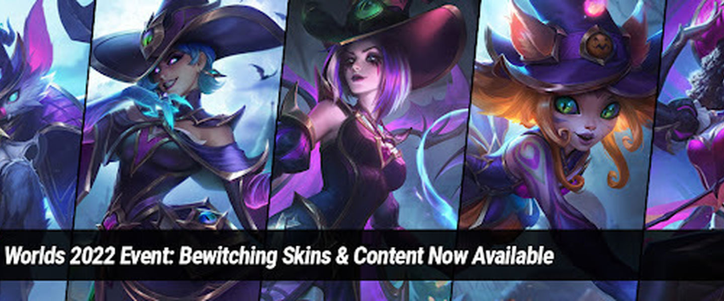 Evento Worlds 2022: todos los aspectos nuevos de Halloween