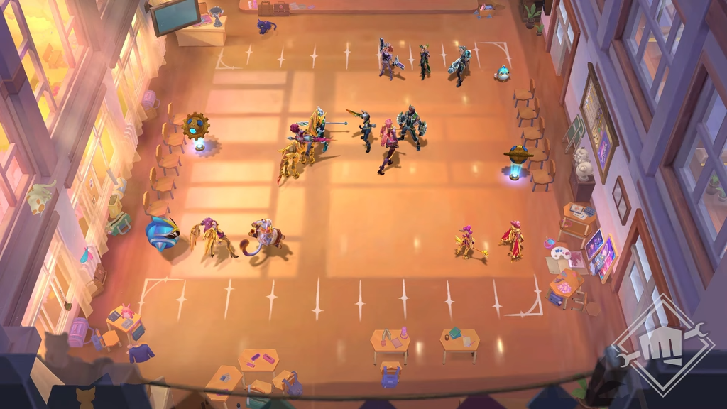 Algunos de los nuevos campeones en el Set 8 de TFT