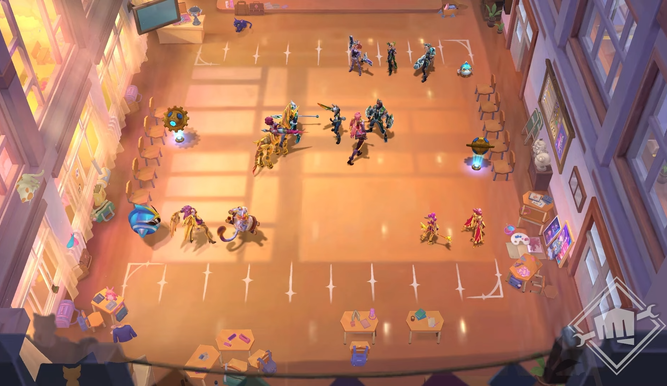 Algunos de los nuevos campeones en el Set 8 de TFT