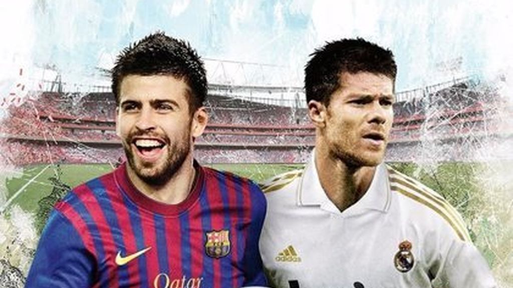 Piqué, portada de FIFA 12 junto a Xabi Alonso