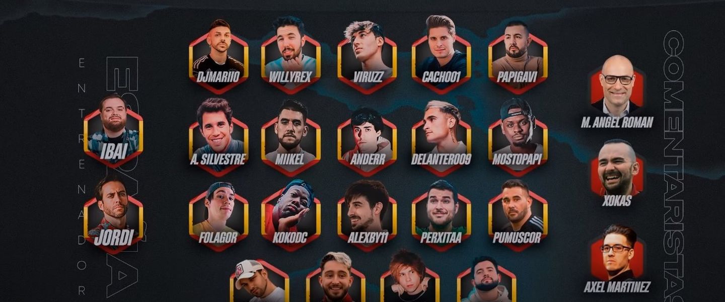 Convocados, entrenadores y casters