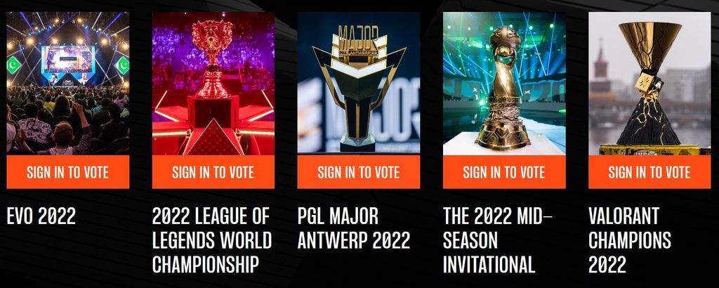 Mejor evento de esports