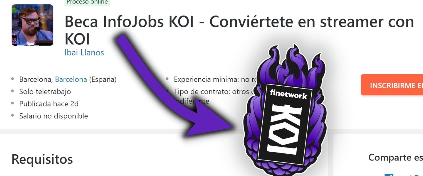 Ser streamer con KOI: una realidad con una beca