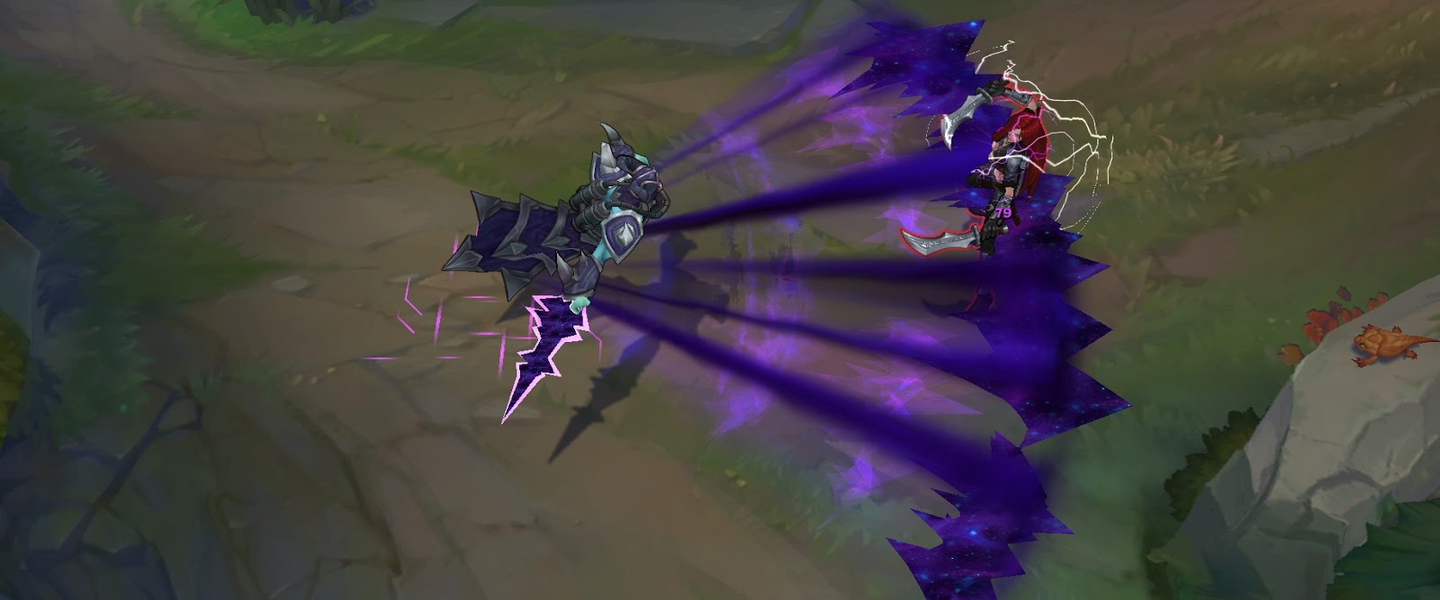 Kassadin lanzando su E
