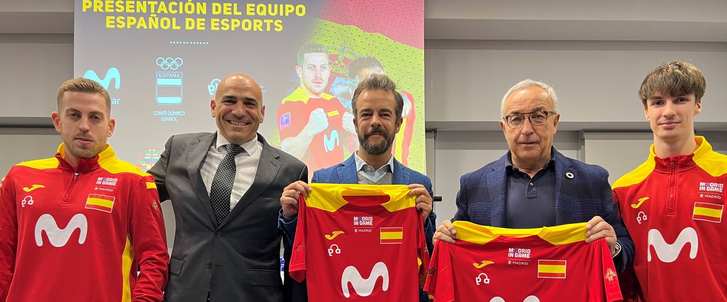 Josesg93, Nacho Chamorro (FEJUVES), Aitor Goyenechea (Movistar), Alejandro Blanco (COE) y TiN