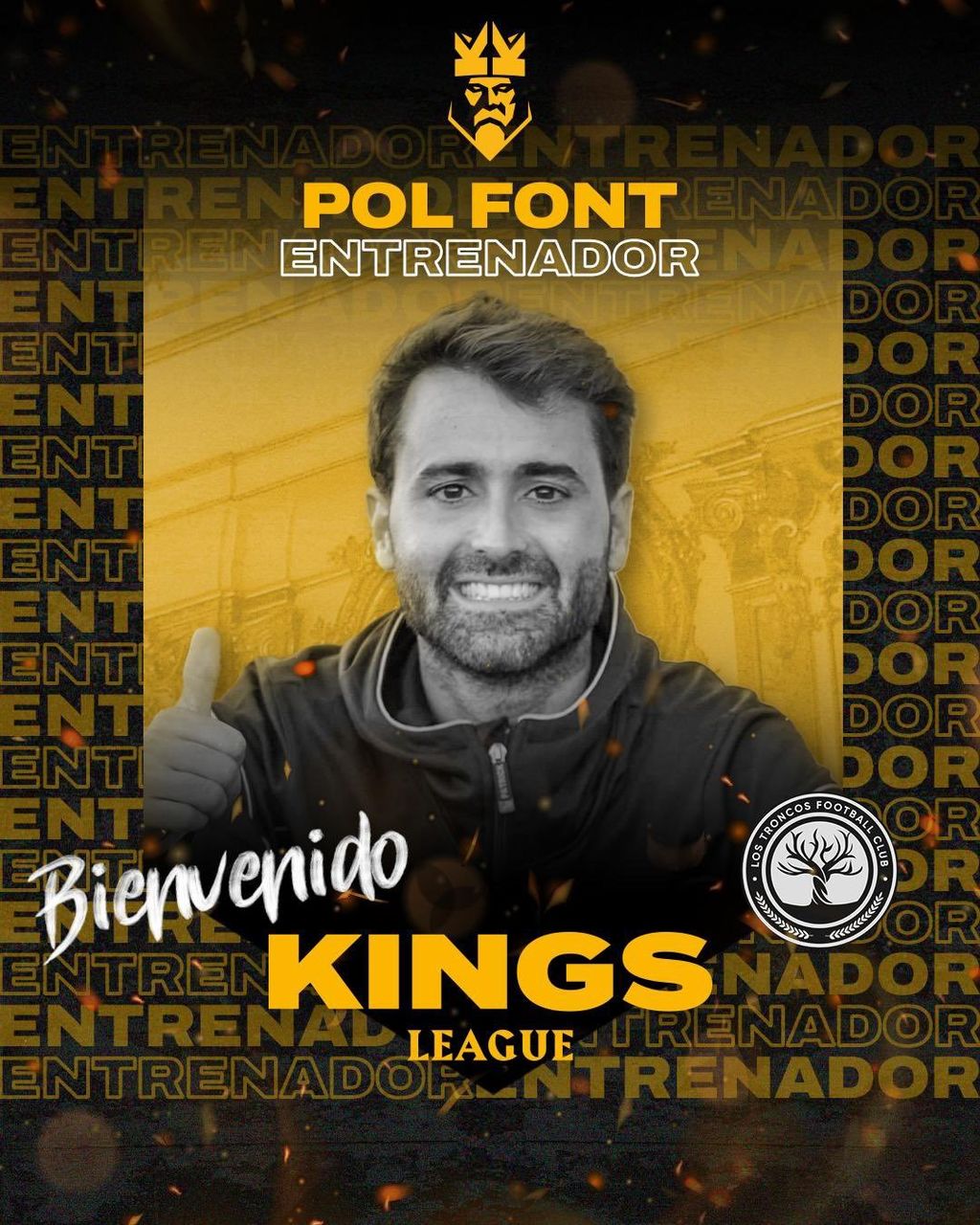 Pol Font - Entrenador de Los Troncos FC