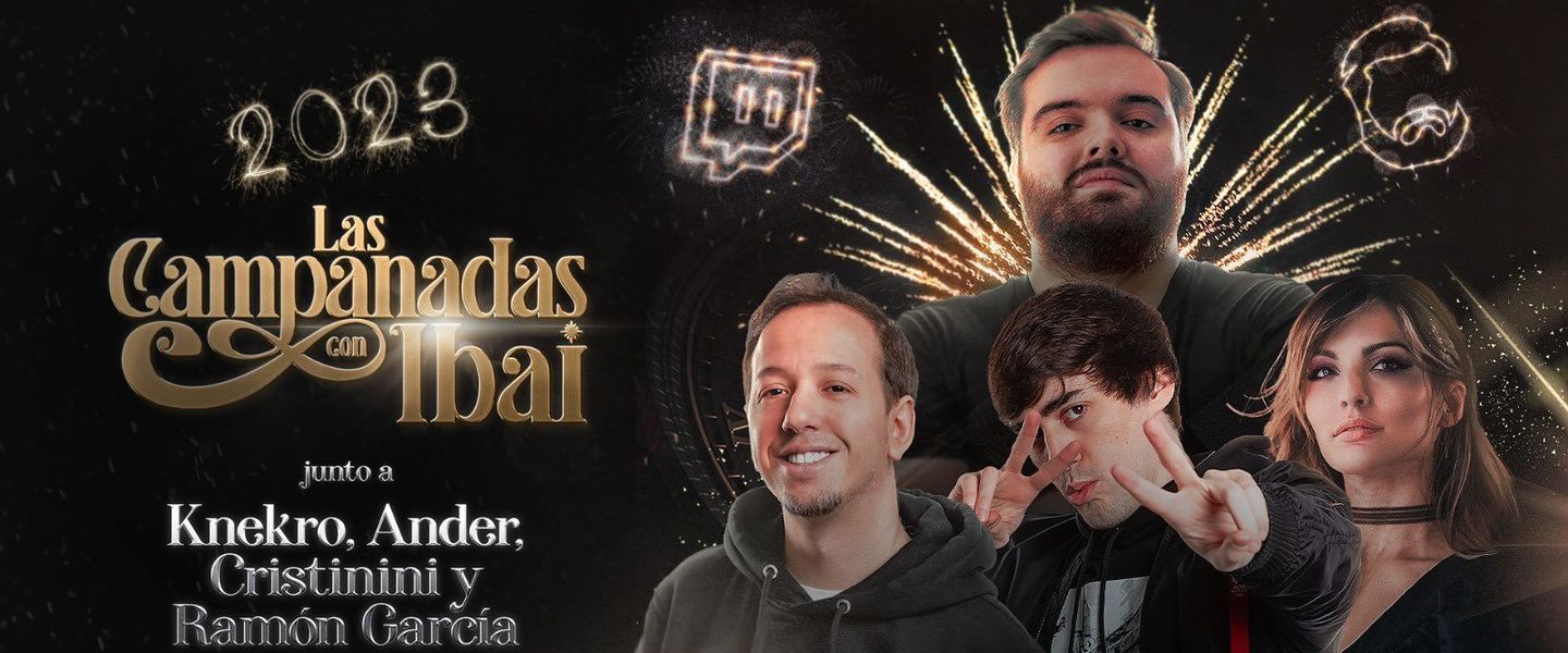 A Cristinini, Knekro y Ander les darán las uvas junto a Ibai y Ramón García