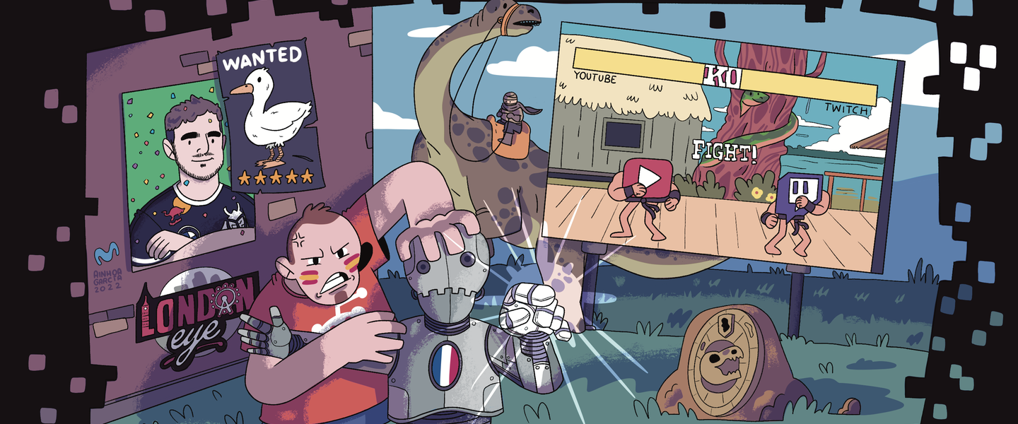 Ilustración de abril / Ainhoa García / @dafnext
