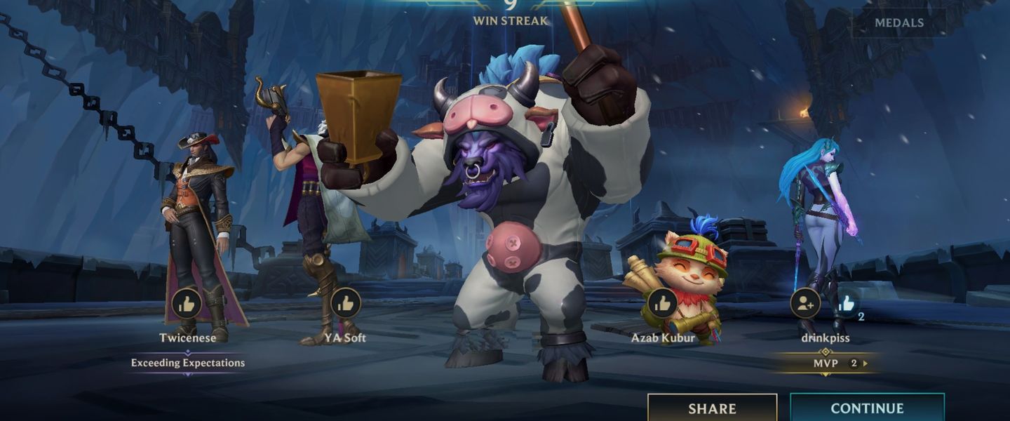 Una imagen de ARAM, pero de Wild Rift (móviles)