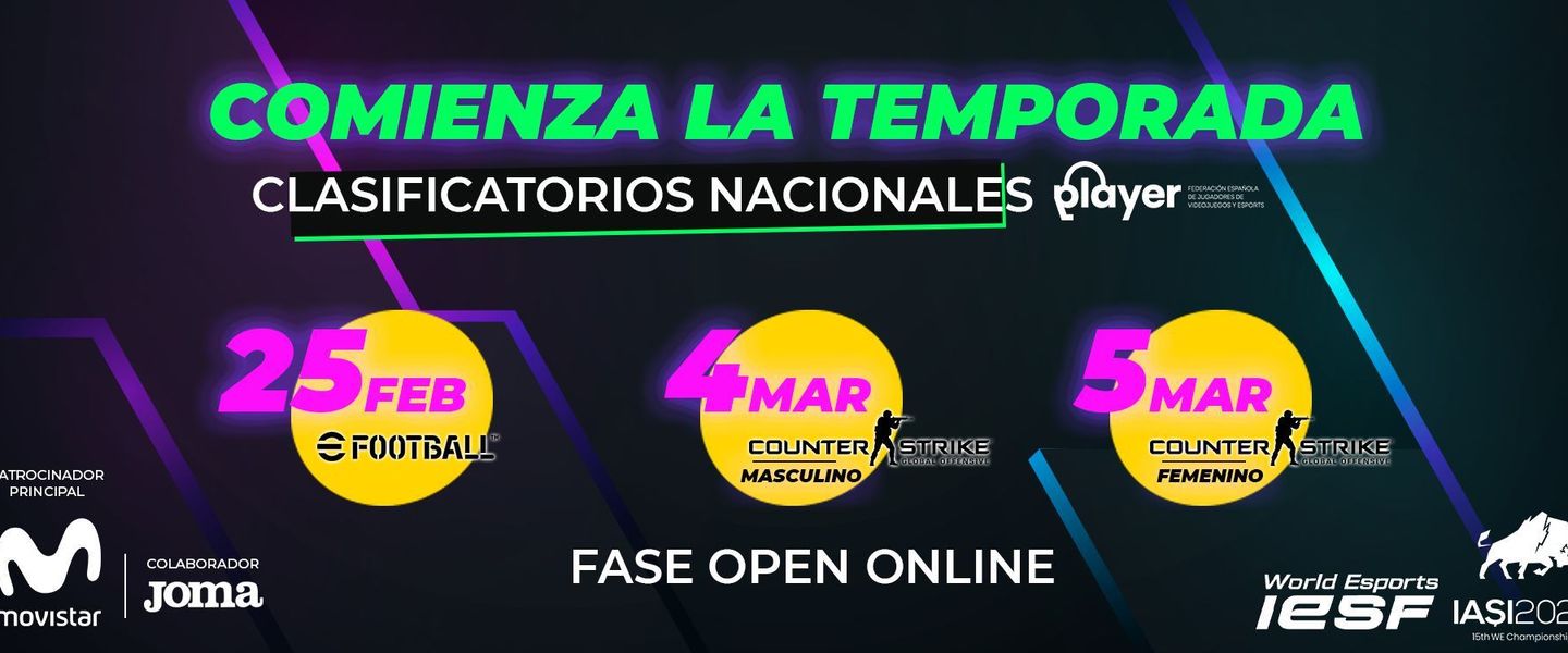 En marcha los clasificatorios nacionales para el Mundial de Esports 2023
