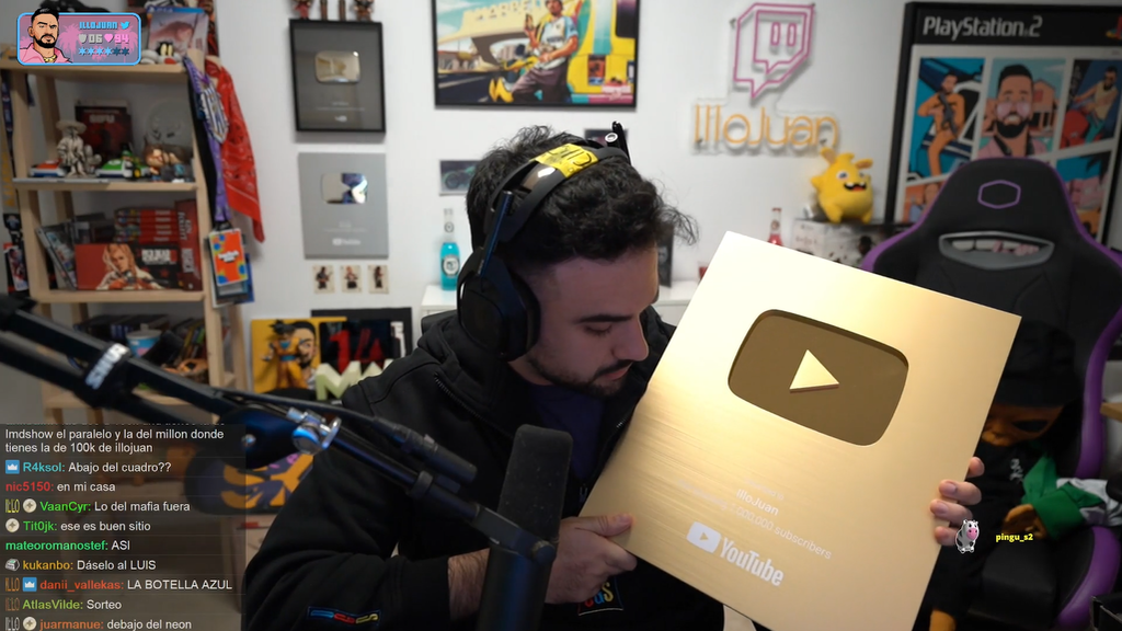 IlloJuan | 6.07M de horas visualizadas en 121h de stream en febrero de 2023