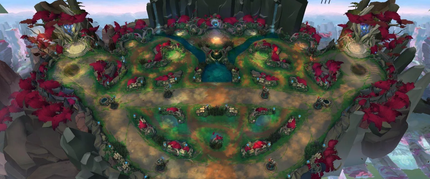 El mapa de Nexus Blitz