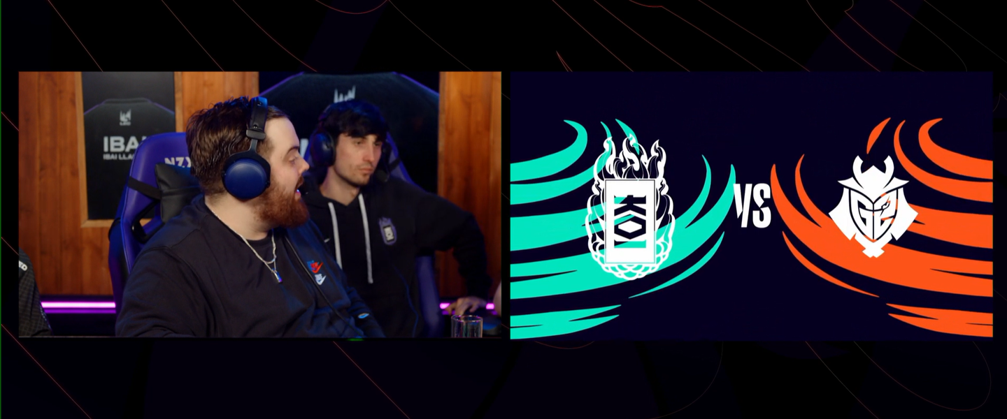 Ibai castea el KOI vs G2