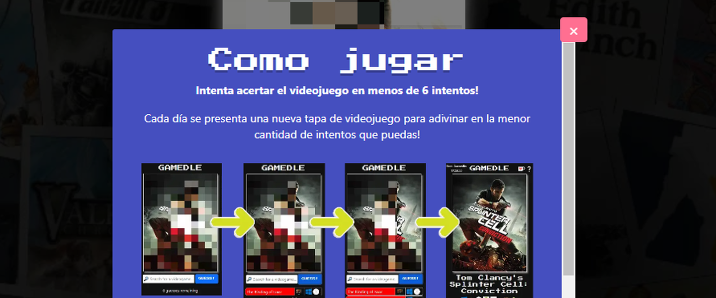 Gamedle: el juego de adivinar carátulas