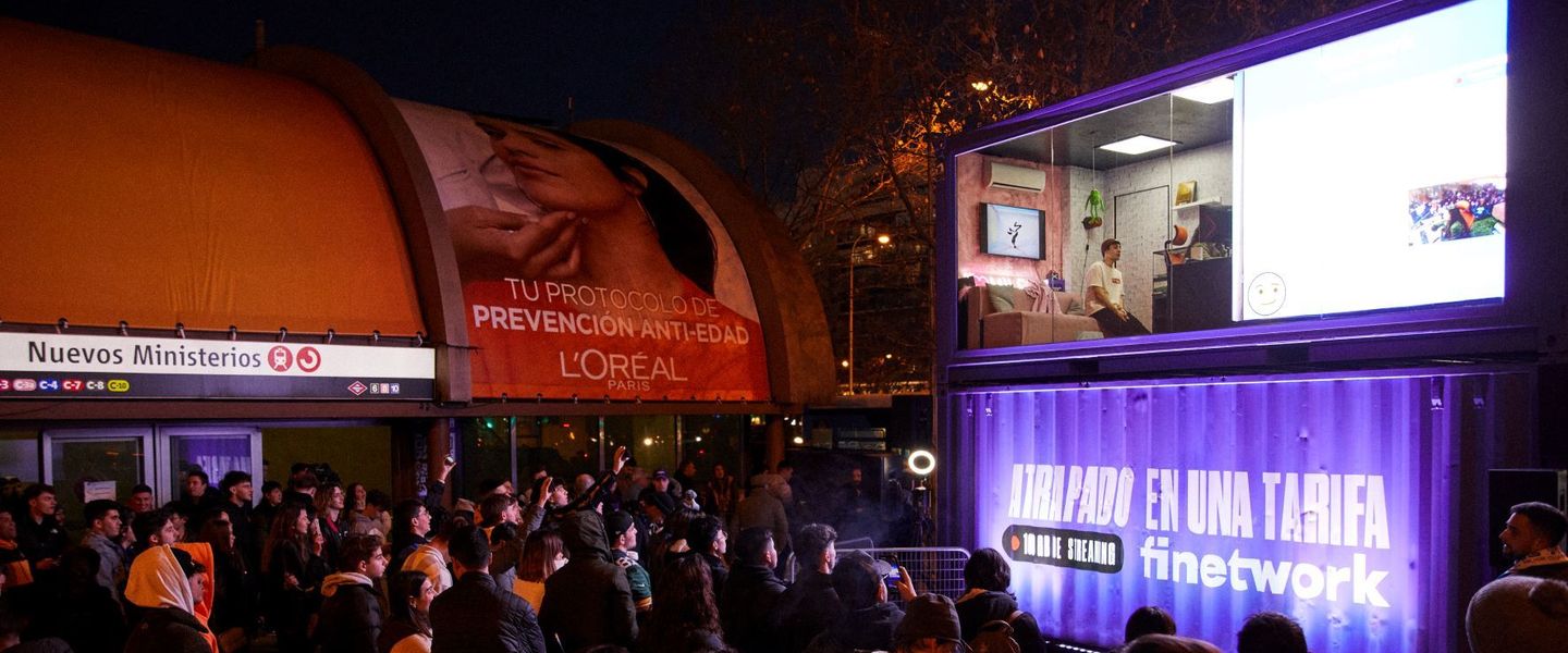 Nil Ojeda emitiendo en Madrid