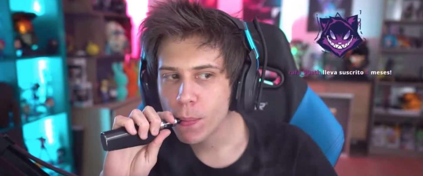 ElRubius dejará de fumar en sus emisiones de Twitch