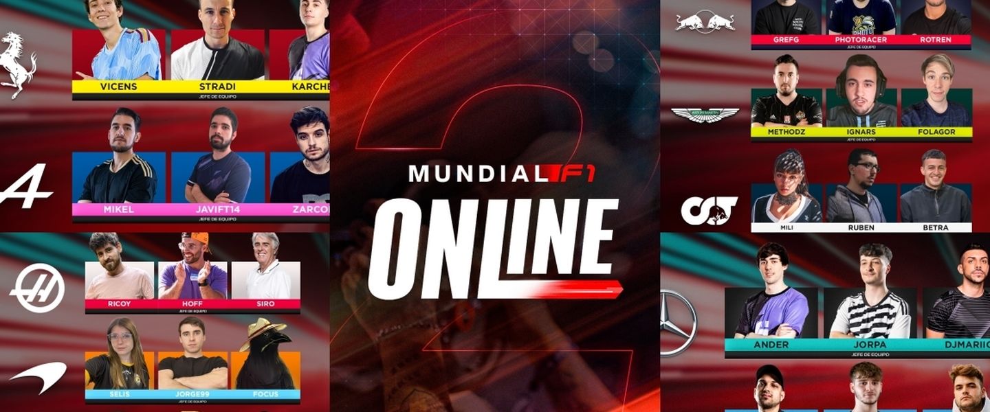 Así es el Mundial de F1 Online 2