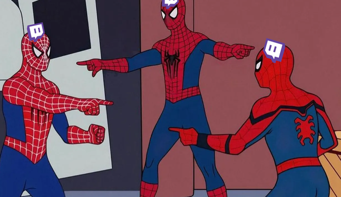 ¡Mira, tres streamers haciendo lo mismo! Qué poco se innova, estamos en decadencia.