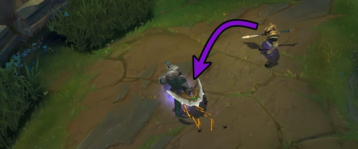 Nasus usando la W en Renekton: su cripple
