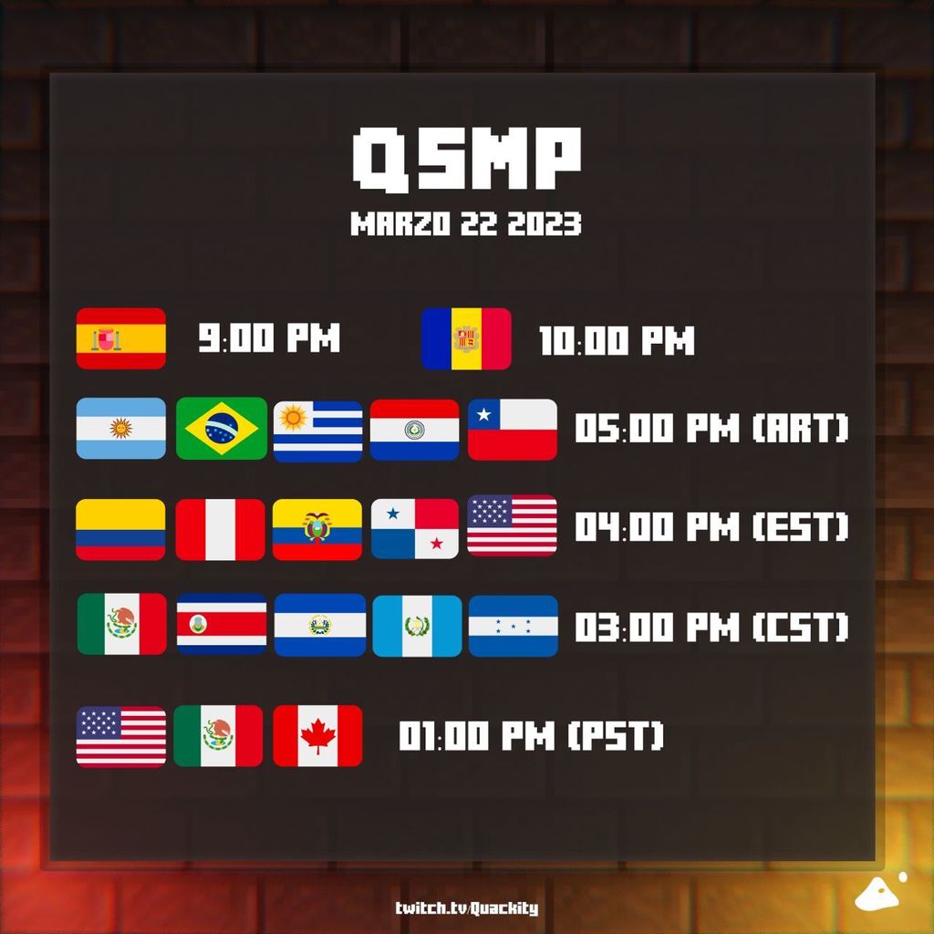 Horarios oficiales