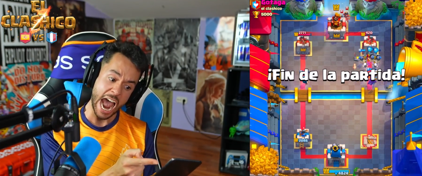 Twitch y Clash Royale como medio para zanjar una vieja rivalidad entre países vecinos