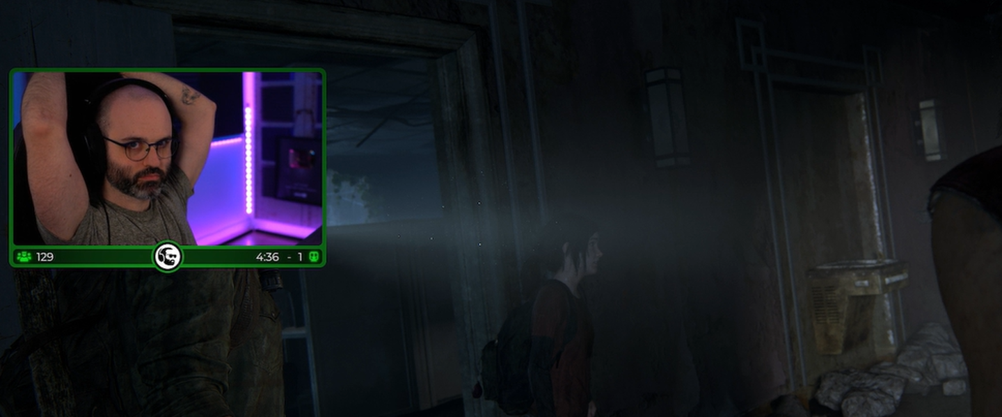 MenosTrece, sufriendo un crasheo en Last of Us PC