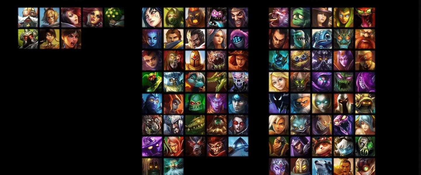 Campeones del LoL y cómo eran sus iconos hace años