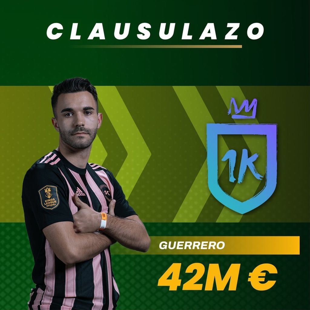 Guerrero | De Kunisports a 1K FC por 42M de euros