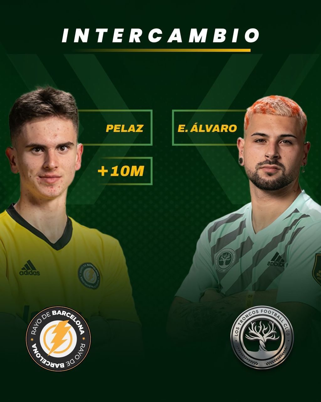 Marc Pelaz jugará en Los Troncos y Edgar Álvaro en Rayo de Barcelona | Intercambio + 10M para Los Troncos