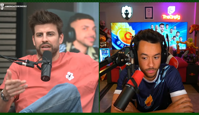Piqué y TheGrefg: en el debate sobre el Mercato