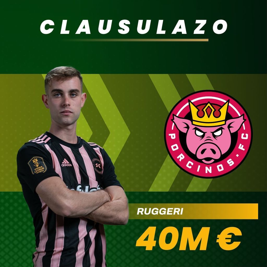 Ruggeri jugará en Porcinos FC por 40M€