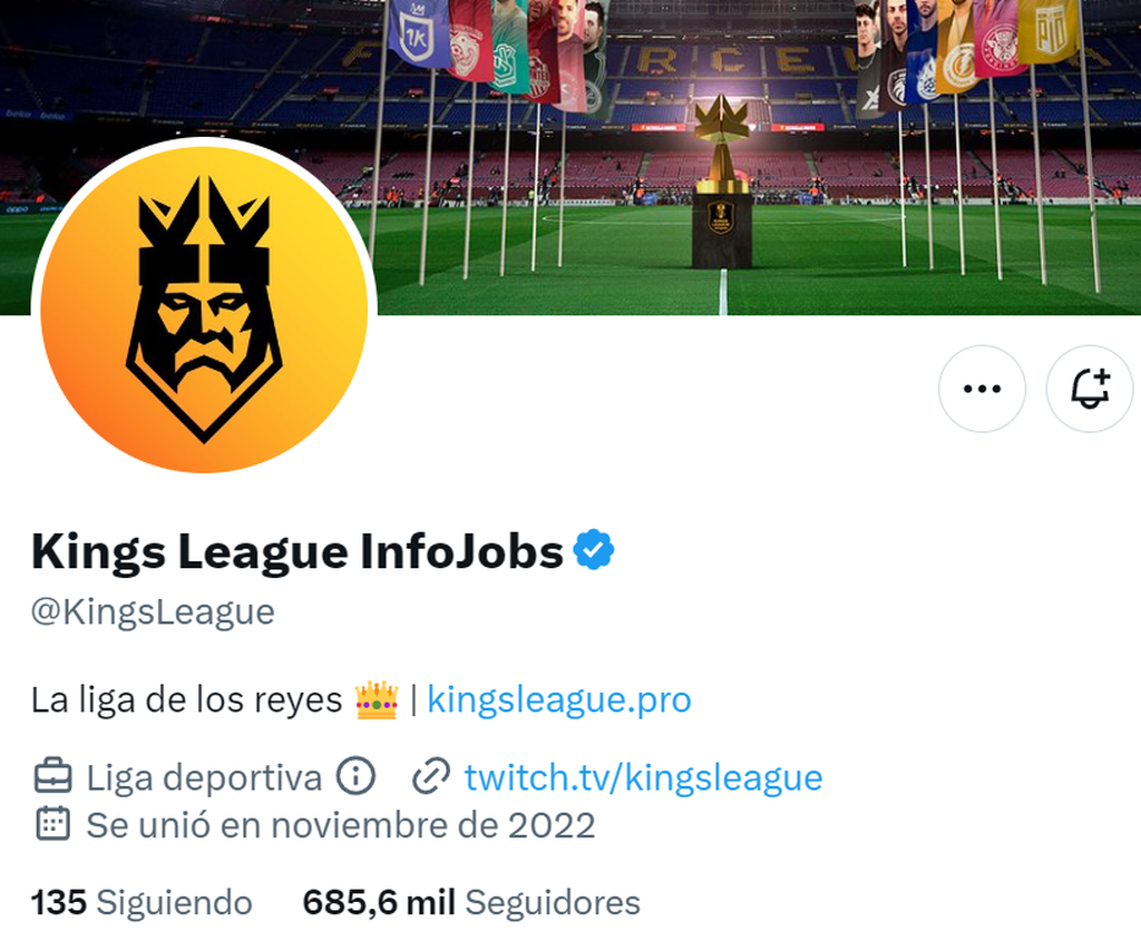 Kings League - Paga Twitter Blue