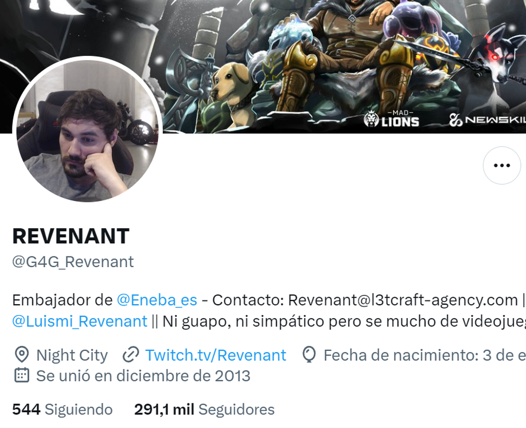REVENANT - No verificado