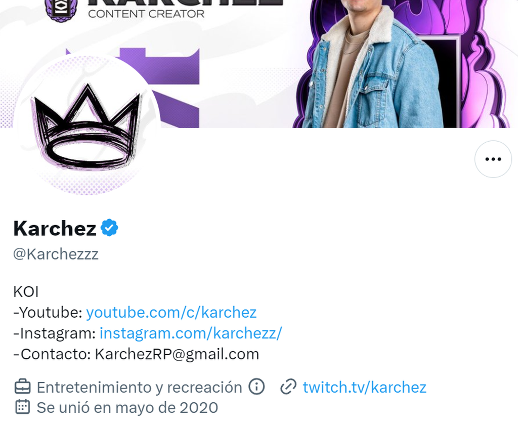 Karchez - Paga Twitter Blue