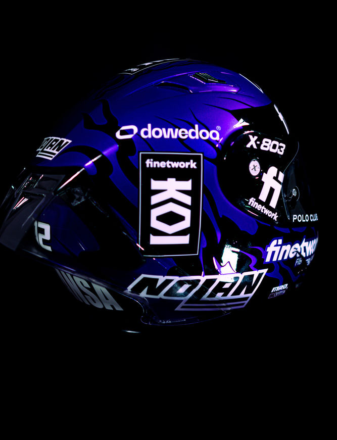 El casco de KOI en MotoGP