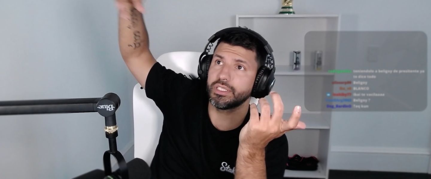 Agüero: más youtuber que streamer